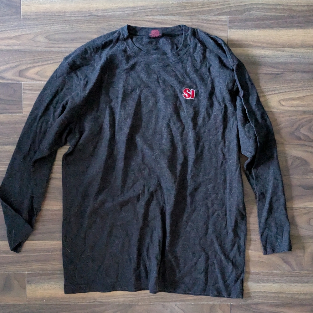 Sports Illustrated Charcoal Long Sleeve Tee